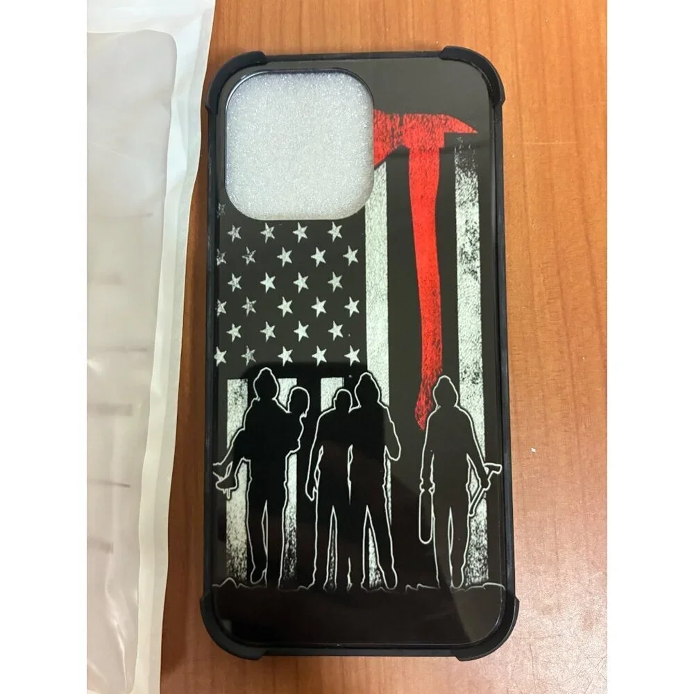 Fireman Cell Phone Case for Apple iPhone 13 Pro Cover Black
